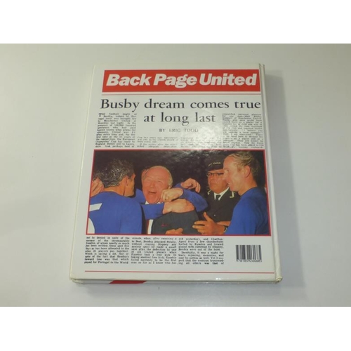 277 - Hard Back Copy of Back Page United Signed by Eric Cantona