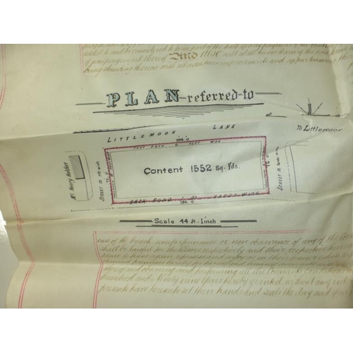 286 - Antique Indenture Dating from 1896 complete with Stamps and Seal's (Relating to Property in Clithero... 