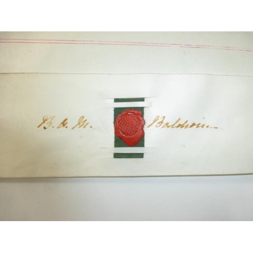 286 - Antique Indenture Dating from 1896 complete with Stamps and Seal's (Relating to Property in Clithero... 