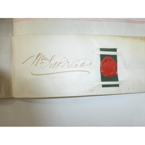 286 - Antique Indenture Dating from 1896 complete with Stamps and Seal's (Relating to Property in Clithero... 