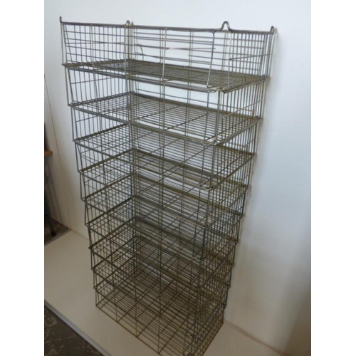 638 - Collection of Ten Interlocking Stack-able Tray's (28