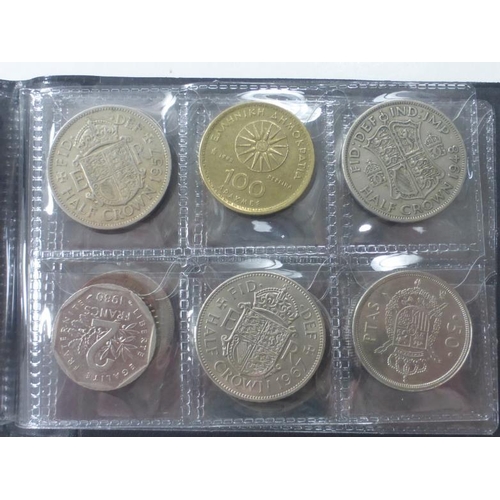 393 - Folder of Various Coins