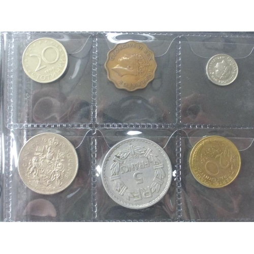 393 - Folder of Various Coins