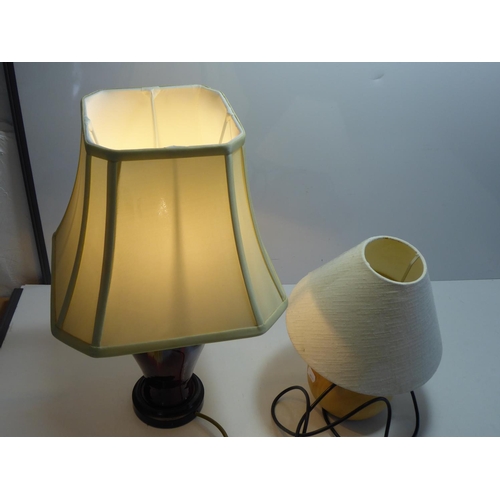 39 - Two bedside lamps