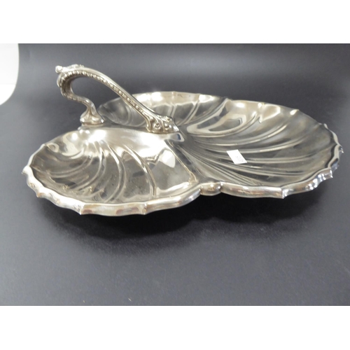 219 - Silver plated nibbles tray