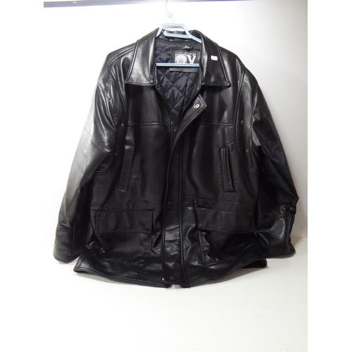 159 - Men's Leather Jacket XL