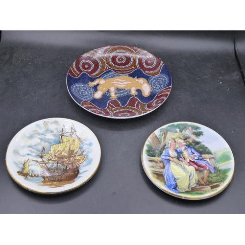 67 - Three plates to include Victorian theme