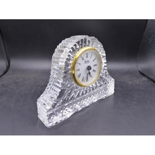 68 - Galway Irish Crystal Mantle Clock (5