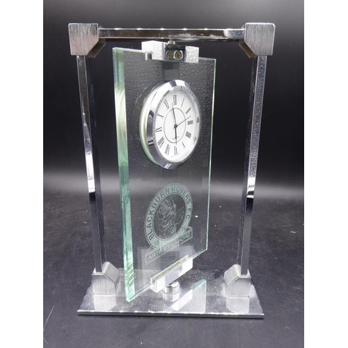 71 - Blackburn Rovers Mantle Clock (7