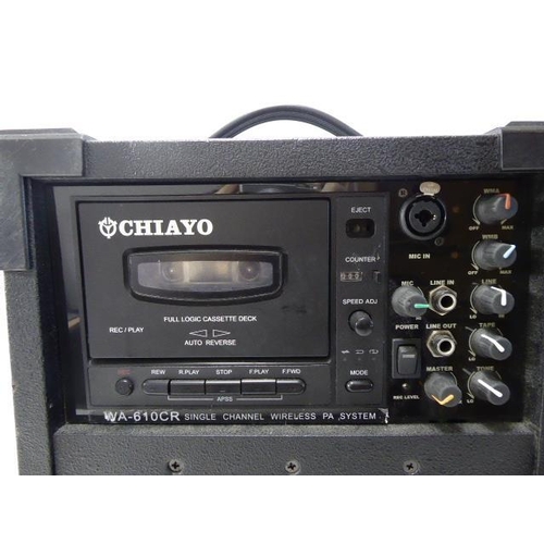 140 - Chiayo trolley mounted wireless PA system