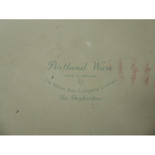 197 - Two Metal Box Company Limited Portland Ware Trays entitled 