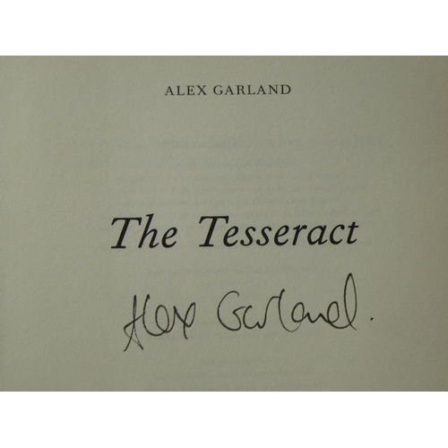 200 - Alex Garland Signed First Edition Hard Backed Novel entitled The Tesseract