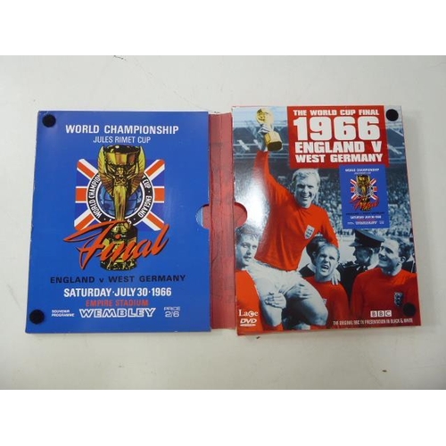 226 - World Cup Final 1966 Match Programme and DVD