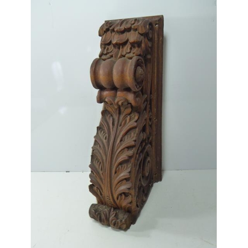 240 - Hand Carved Wooden Corbel (20