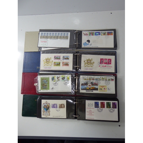 258 - Large Selection of First Day Covers in Albums complete with Suitcase