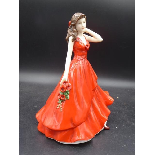 263 - Royal Doulton Figure Entitled August Poppy Sincertiy