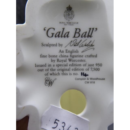 308 - Royal Worcester figurine entitled Gala Ball