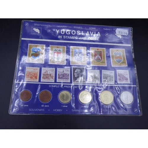 347 - Selection of Yugoslavia Mint Stamps and Coins