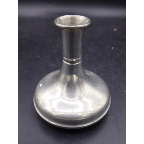 402 - Pewter vase