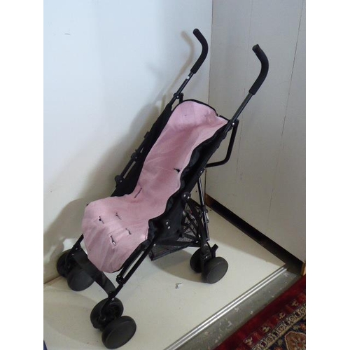 534 - Two car seats with pram and baby walker