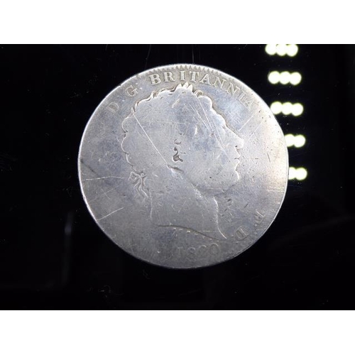 428 - George III 1820 Milled Silver Crown (Weight 27.25 grams)