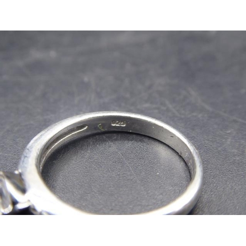 431 - Silver 925 ring (size N) in presentation box