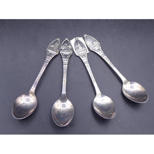 448 - Antique Noell's Abeloid Pewter Ladle and 4 Scandinavian Church Spoons