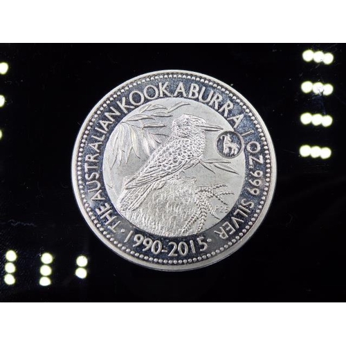 474 - Australian 2015 Kookaburra 1oz .999 Silver Coin