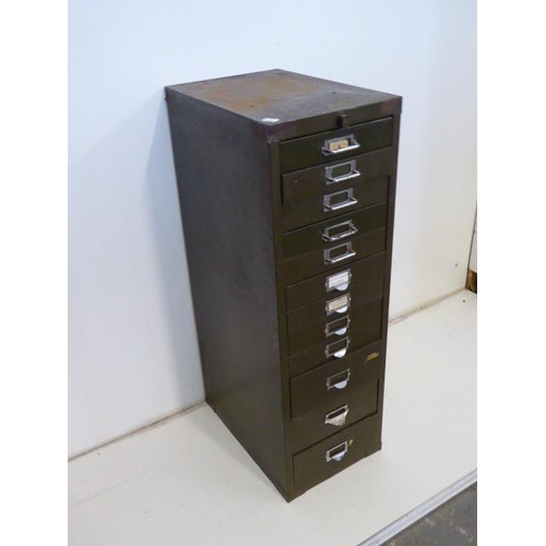 700 - Bisley 12 Drawer Industrial Cabinet