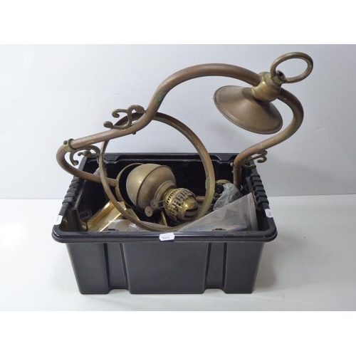 183 - Mixed Box Of Brass And Other