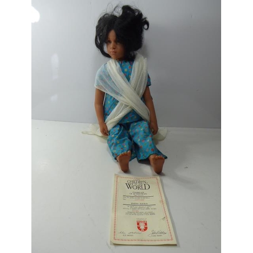203 - United Children of the World Limited Edition Doll entitled Salina Complete with Original Box (27