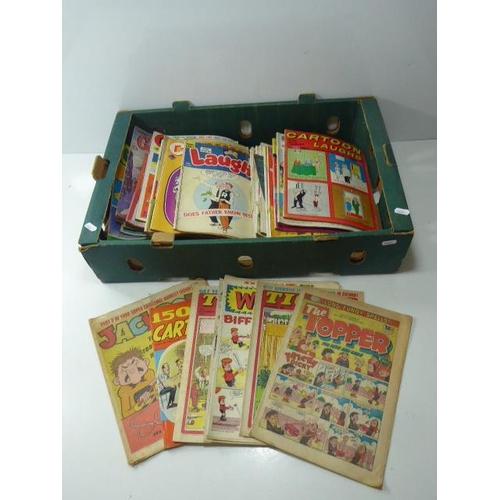210 - Vintage Mixed Box Of Comics And Other