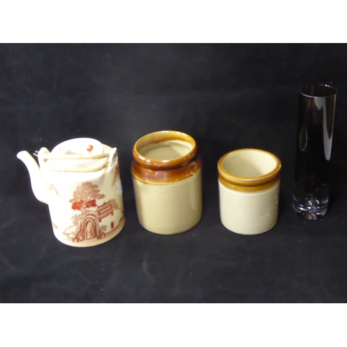 215 - Small mixed lot to include stoneware, vase and other