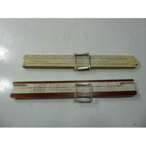 224 - Two Slide Rules - AG Thornton Ltd - one electric