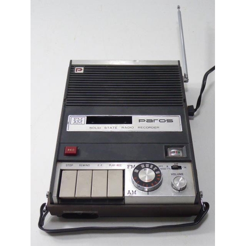 237 - Vintage Paros Solid State Radio Cassette Recorder