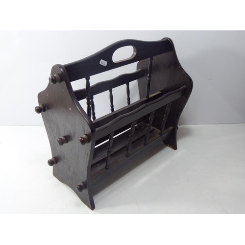 444 - Vintage Wooden Magazine Rack