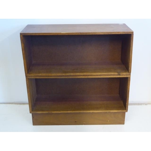 445 - Vintage Two Shelf Handmade Book Case Size 24