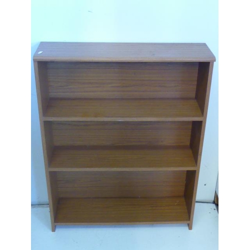 446 - Three Shelf Wooden Storage For Books/CD/DVD Size 36