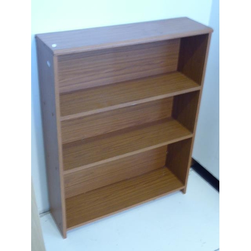 446 - Three Shelf Wooden Storage For Books/CD/DVD Size 36