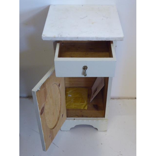 449 - Vintage Cupboard with Detachable Marble top