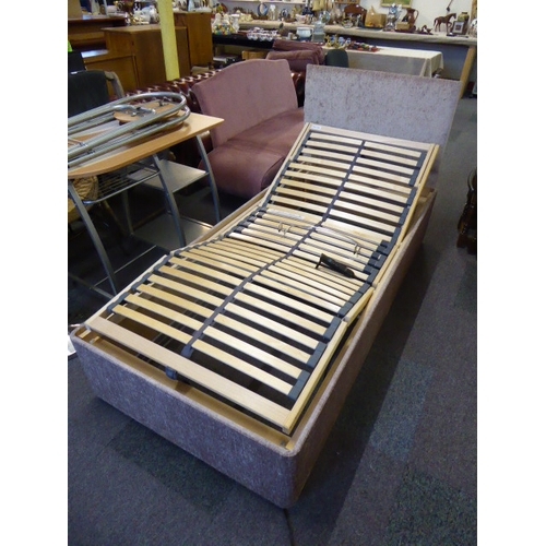 456 - Single Electric Rise & recline Bed with Head board