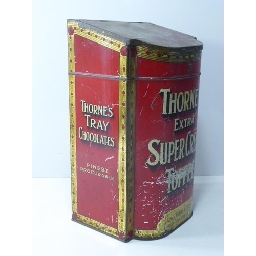 424 - Henry Thorne & Co. Ltd Extra Super Creme Toffee Tin Dispenser Dating from The late 19th Century (16