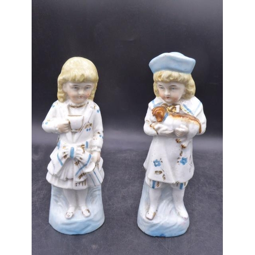428 - Pair of Victorian Fairing Style Ornaments (6.5