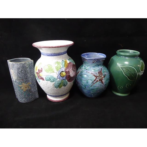 429 - Selection of 4 Pieces of Studio Pottery (Tallest 8.5