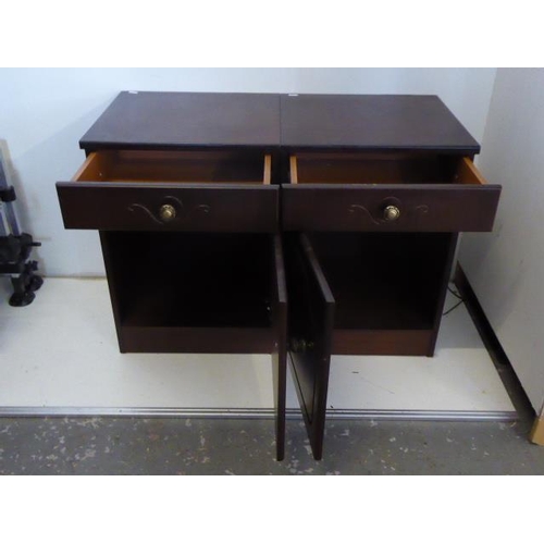 474 - Two Matching Bedside Cabinets ( Size 25