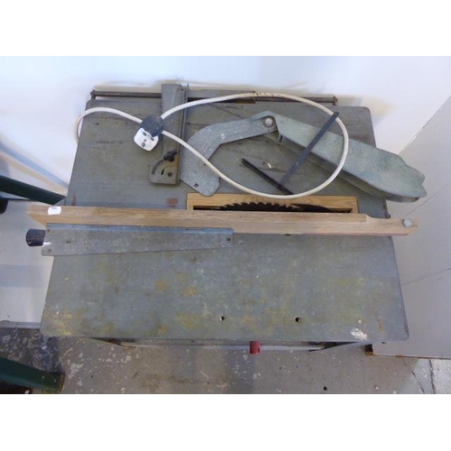435a - Mains Powered Table / Bench Saw (Working When tested)
