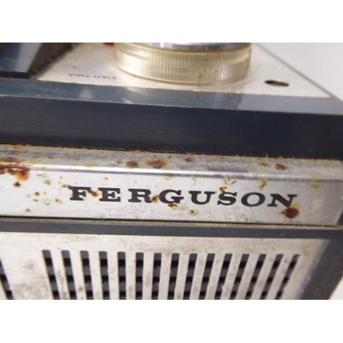 102 - Fergusson 8 Track player as found untested with Vintage 8 track tapes