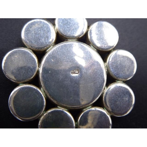 299 - Silver 925 Pendant with Shell effect Decoration