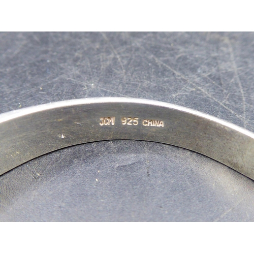 302 - Silver 925 Bangle in presentation case