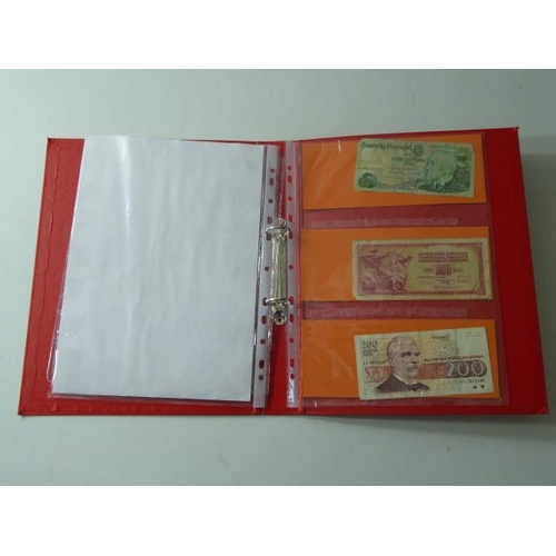 314 - Album Containing Large Selection of Coinage Including Victorian Pennies, Foreign Coins and Notes